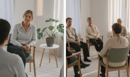 gruppeterapi eller individuel terapi